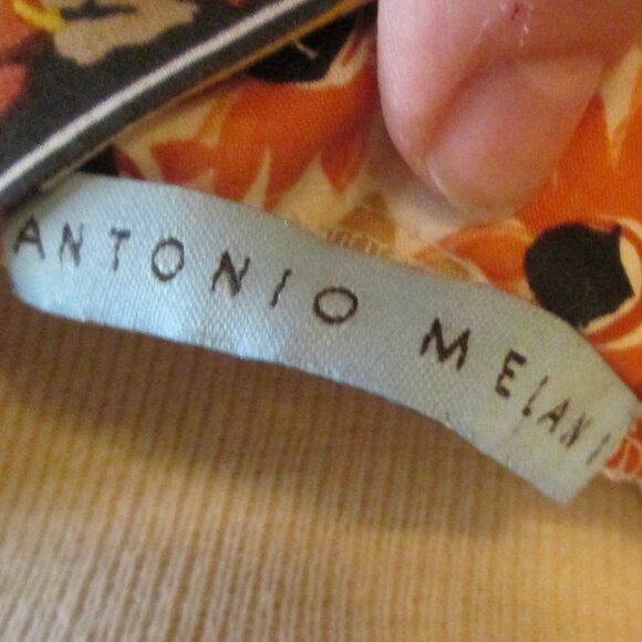 Antoino Melani Autumn Colors Cotton Skirt 12 Boho Hippie Look - Picture 6 of 7